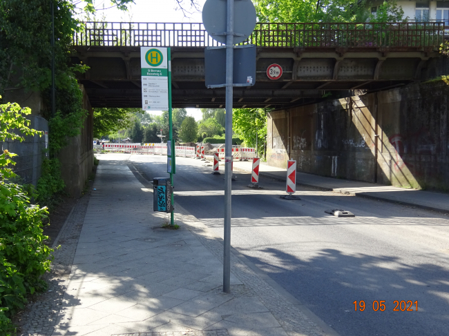 EÜ Straße vom Bahnhofsvorplatz zum Center