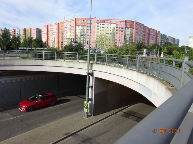 Straßenbrücke Am Tierpark-Rhinstr / B1, B5 Straße Alt Friedrichsfelde