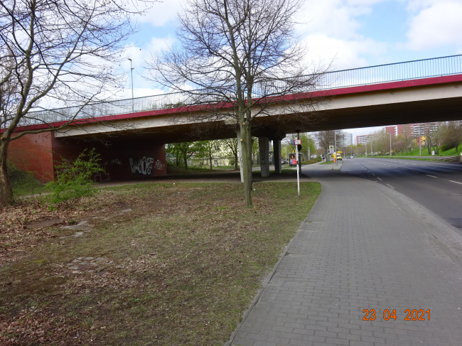Gensinger Straßenbrücke / B 1 und 5 Bundesstraße Alt Friedrichsfelde