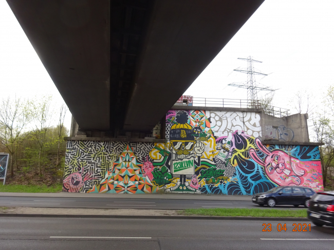 EÜ BAR im Ostabschnitt südl. Knoten Biesdorfer Kreuz / B1 und 5 Bundesstraße