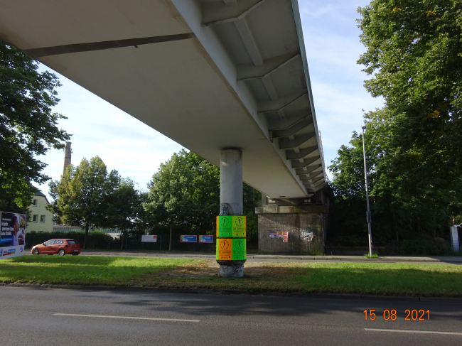 EÜ Strecke BAR - Lichtenberg / B1,5 Bundesstraße