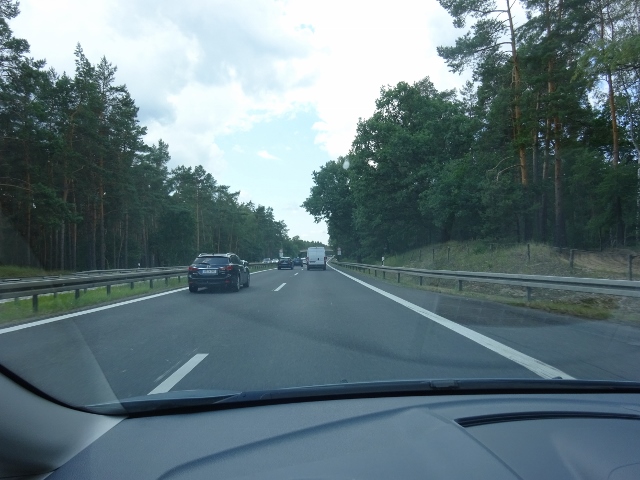 Straßenbrücke Berlin-Usedom Radweg / A 11 Berlin - Stettin