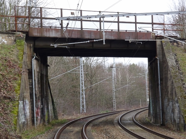 EÜ des BAR im Ostabschnitt / EU südwestlich des Stellwerkes Grünau