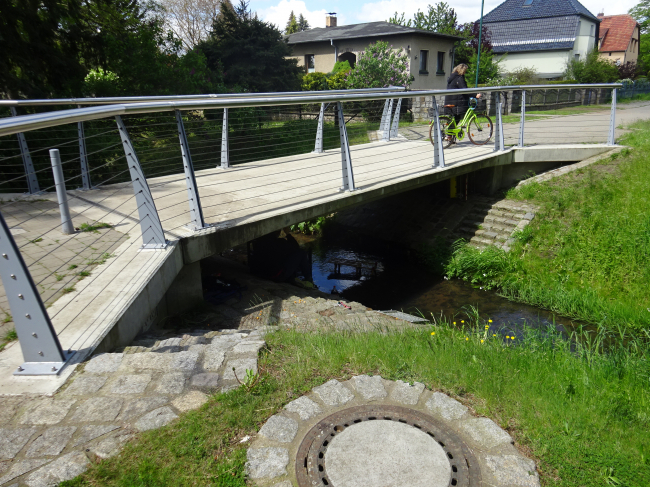 Fußwegbrücke Solothurnstraße / Panke