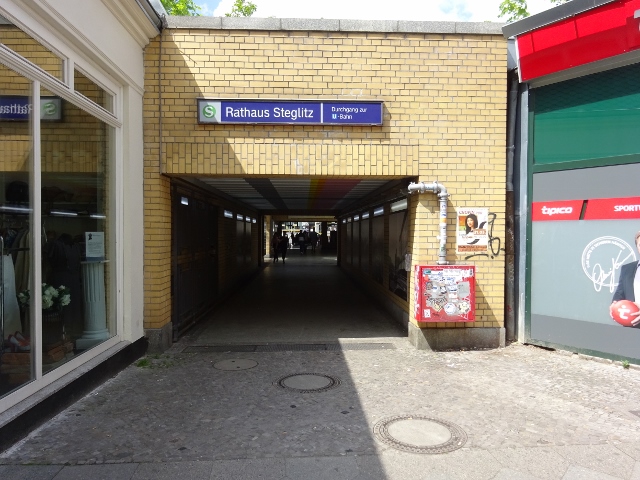 EÜ Wannseebahn Stammbahn /Durch- u. Zugang Bahnhof Steglitz Nordseite