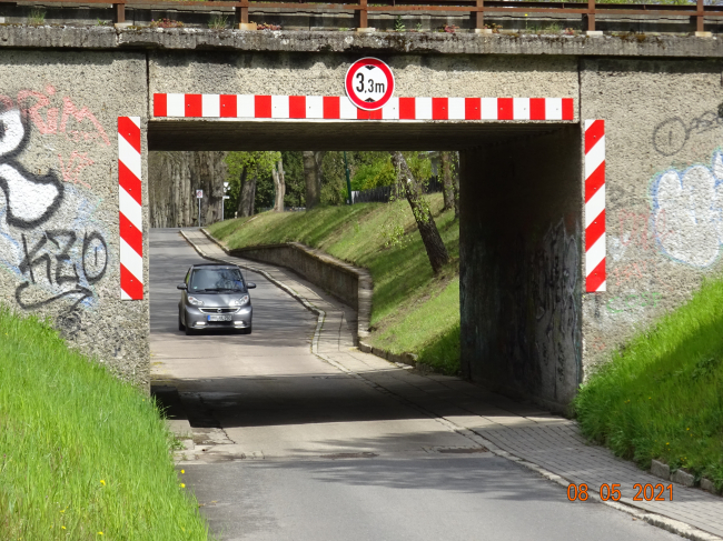 EÜ BAR im Nordabschnitt / Puschkinallee