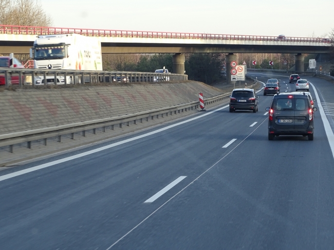 Westbrücke am Autobahndreieck A9 / A 10