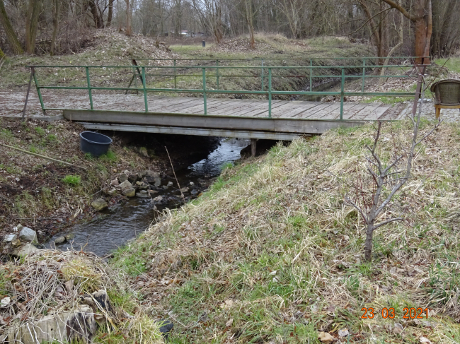 Brücke verlängerte Straße Am Sportplatz / Zoche