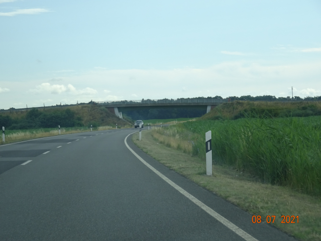 Straßenbrücke Krazer Weg / Bundesstraße B1 neu OU Kietz