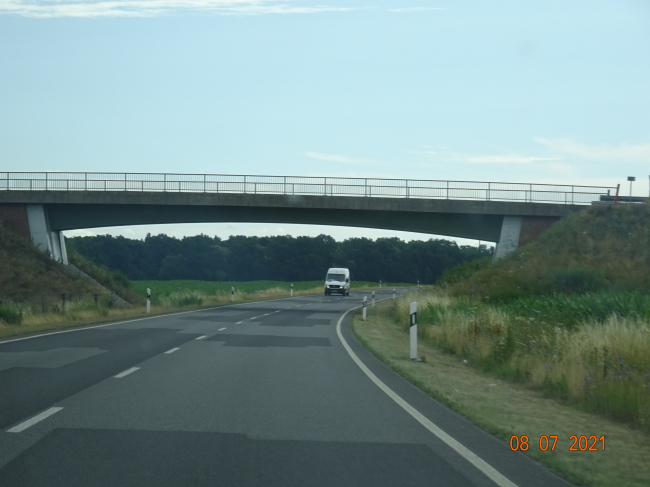 Straßenbrücke Krazer Weg / Bundesstraße B1 neu OU Kietz
