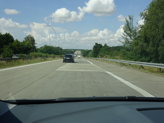 Straßenbrücke An der Autobahn / A 11 Autobahn Berlin - Stettin