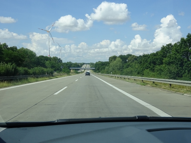 Straßenbrücke An der Autobahn / A 11 Autobahn Berlin - Stettin