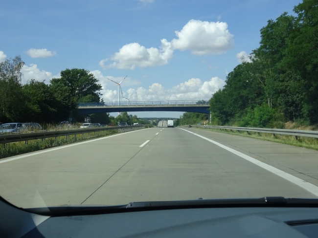 Straßebrücke An der Autobahn / A 11 Bundesautobahn Berlin - Stettin