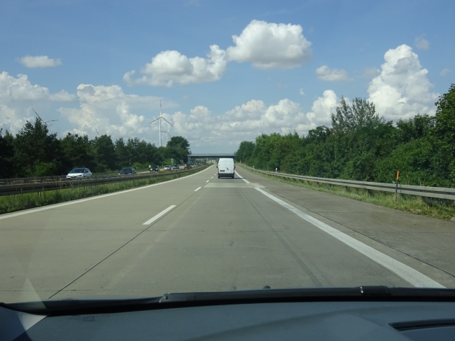 Straßebrücke An der Autobahn / A 11 Bundesautobahn Berlin - Stettin