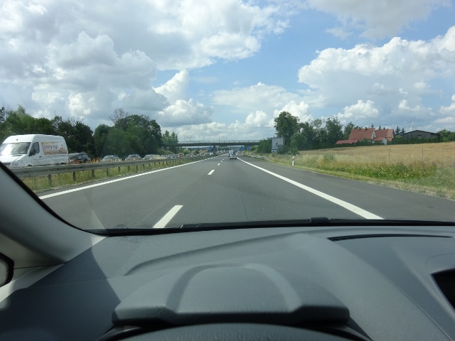 Feldwegbrücke NW Gramzow / A 11 Autobahn Berlin - Stettin