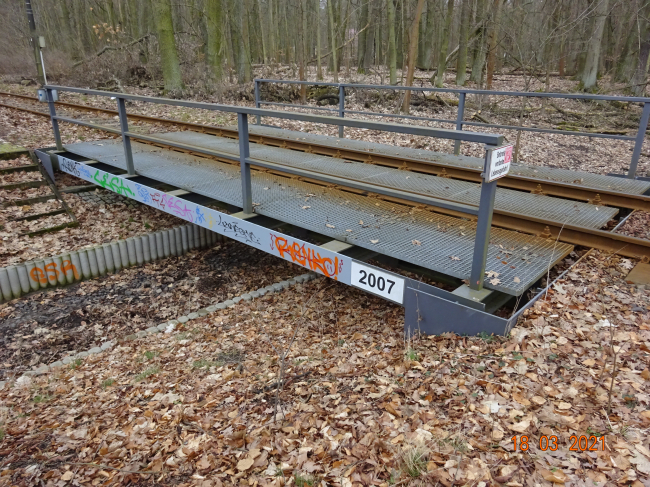 Woltersdorfer Straßenbahnbrücke / Fredersdorfer Mühlenfließ