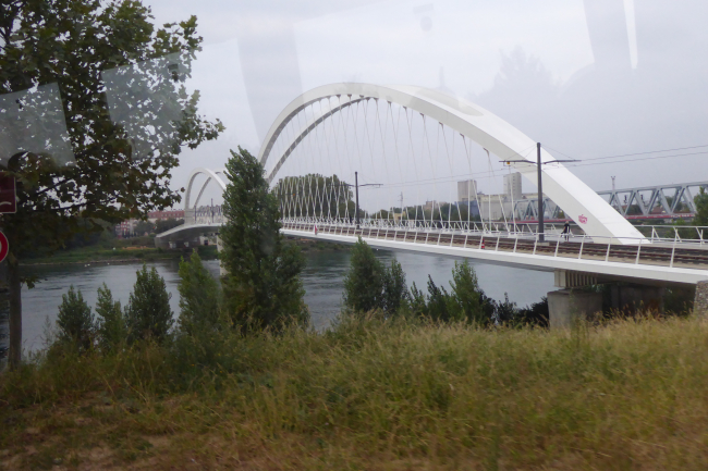 Trambrücke deutsche Seite