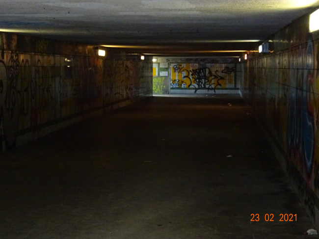 B 96a Straßenbrücke An den Treptowern / Fußweg