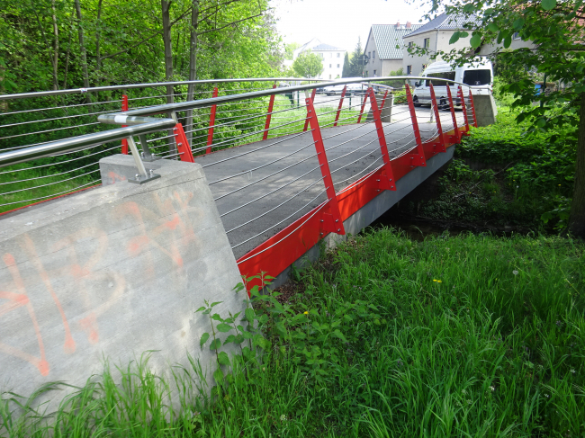 Fußwegbrücke Fontanestraße / Panke