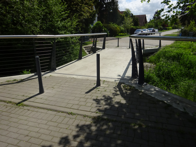 Fußwegbrücke Unterwaldenstraße / Panke