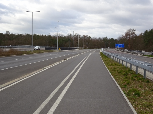 B1 Bundesstraße Zehlendorfer Kleeblatt neue Hauptbrücke / BAB 115 ( Avus)