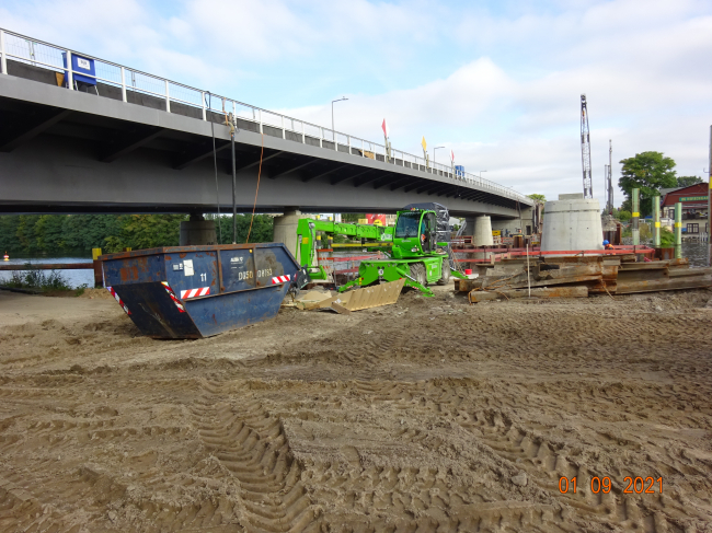 Neue Salvador Allendebrücke / Spree