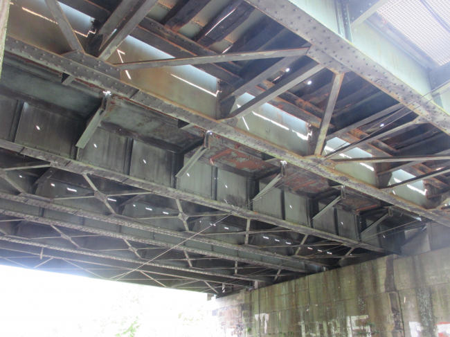 Ansicht von Süden mit östlichem wiederlagerr