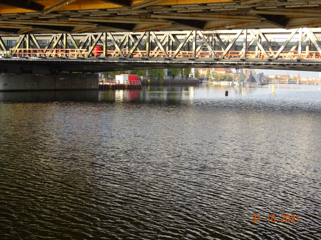 Parkwegbrücke, Nah und Fernbahn sowie Stadtverkehrsbrücke alt und neu