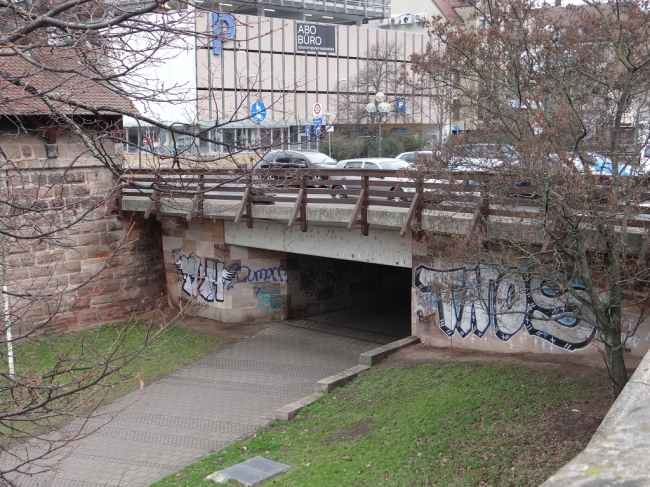 Nürnberg Grasergasse am Frauentorgraben