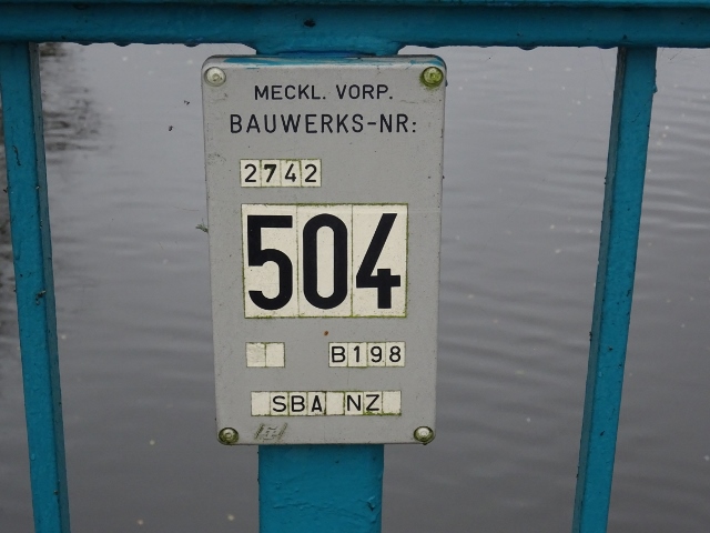 B 198 Mühlendammbrücke / Müritz - Havel - Wasserstraße