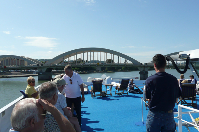 Pont de Neuville, Blick von Norden