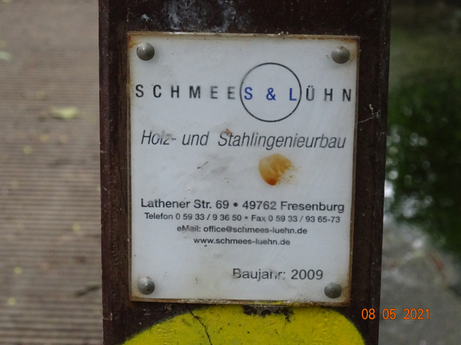 Fußwegbrücke / Briesezulaufgraben