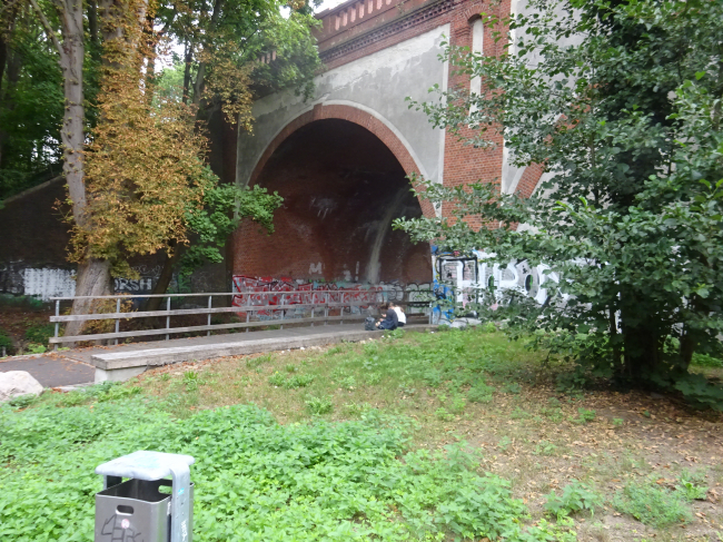 EÜ Strecke Berlin -Oranienburg / Tegeler Fließ im NW