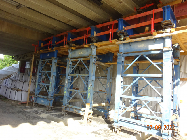 Neue Blumberger Dammbrücke / EU Strecke Berlin - Strausberg - Kostrzyn in Polen