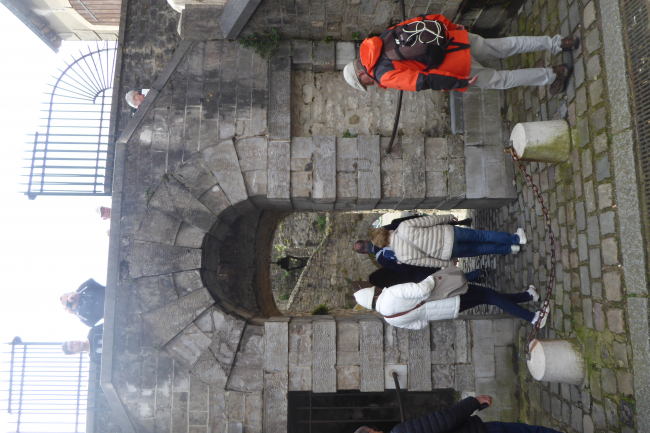 Brücke in Stadtbefestigung, Blick v. NO