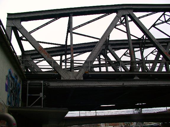 die S-Bahnbrücke