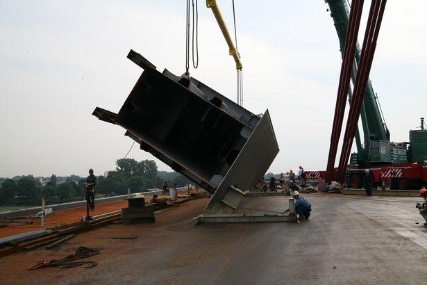 Montage von Schuss 7: Drehung