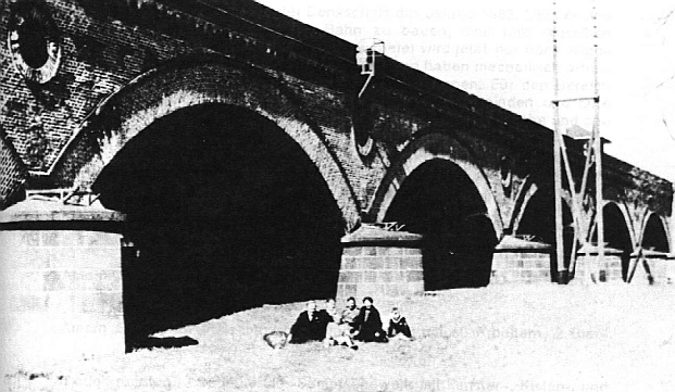 Die alte Brücke vor dem 2.Weltkrieg um 1920