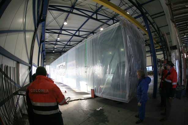 Brückenverladung in Mönchengladbach