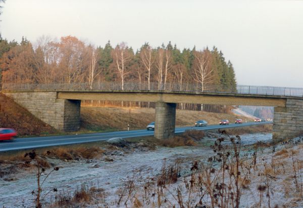 die alte Brücke vor dem Neubau
