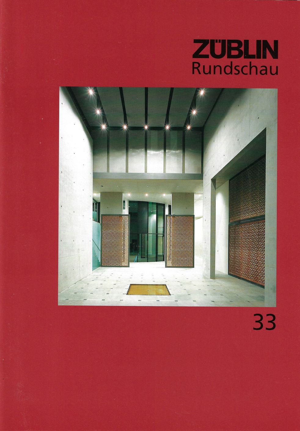 Züblin Rundschau 33 (Dezember 2001)